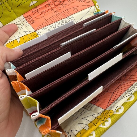 Handmade from isew pattern couple organizer snap closure excellent condition - Picture 5 of 7